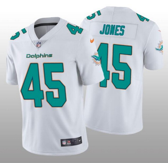 Nike Dolphins 45 Brandon Jones White Vapor Untouchable Limited Jersey