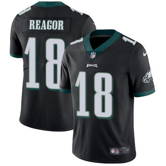 Nike Eagles 18 Jalen Reagor Black Alternate Men Stitched NFL Vapor Untouchable Limited Jersey