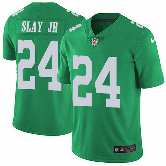 Nike Eagles 24 Darius Slay Jr Green Men Stitched NFL Limited Rus