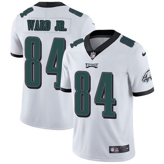 Nike Eagles 84 Greg Ward Jr  White Men Stitched NFL Vapor Untouchable Limited Jersey