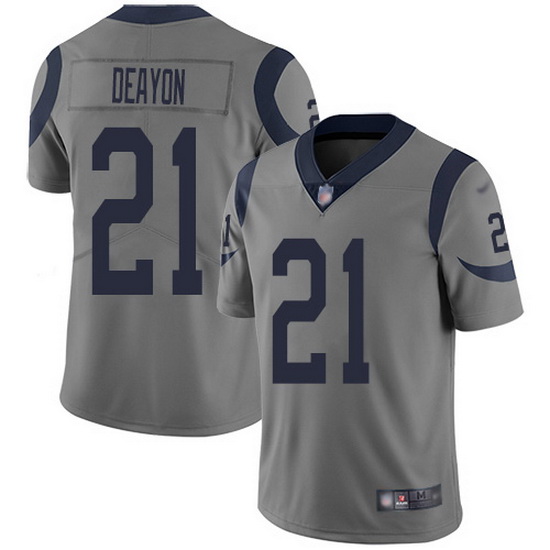 Nike Rams 21 Donte Deayon Gray Men Stitched NFL Limited Inverted