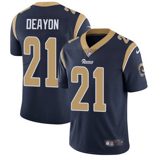 Nike Rams 21 Donte Deayon Navy Blue Team Color Men Stitched NFL 