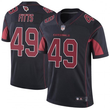 Men Nike Arizona Cardinals 49 Kylie Fitts Limited Cardinal Color Rush Vapor Untouchable Jersey