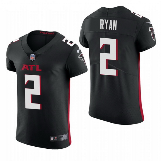 Atlanta Falcons 2 Matt Ryan Nike Men Black Team Color Men Stitched NFL 2020 Vapor Untouchable Elite 