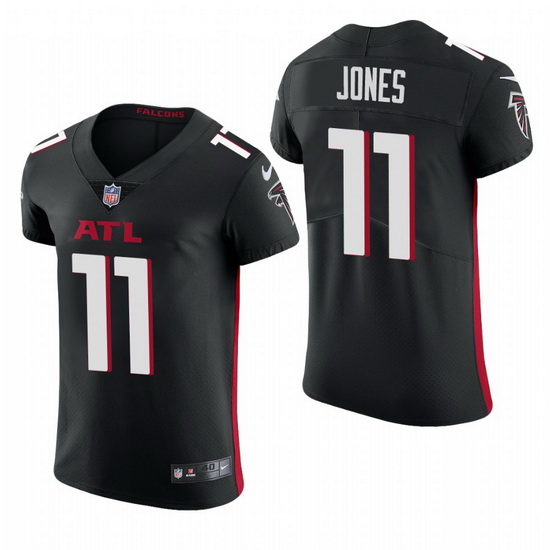 Atlanta Falcons 11 Julio Jones Nike Men Black Team Color Men Stitched NFL 2020 Vapor Untouchable Eli