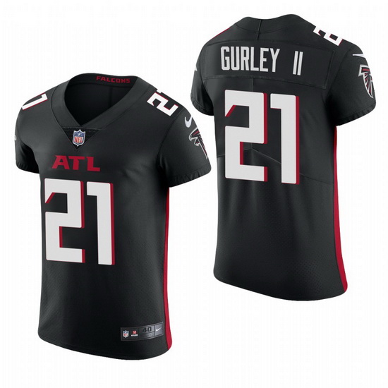 Atlanta Falcons 21 Todd Gurley II Nike Men Black Team Color Men Stitched NFL 2020 Vapor Untouchable 