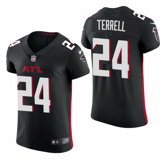 Atlanta Falcons 24 A J  Terrell Nike Men Black Team Color Men Stitched NFL 2020 Vapor Untouchable El