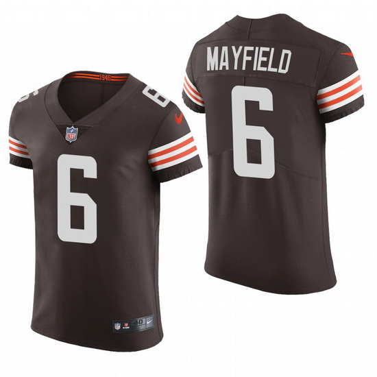 Cleveland Browns 6 Baker Mayfield Nike Men Brwon Team Color Men 