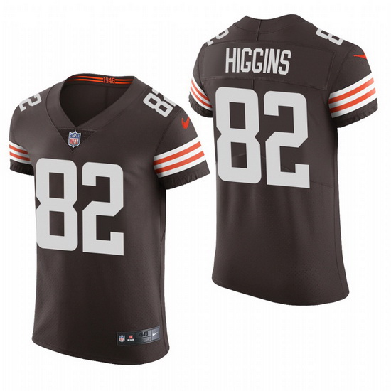 Cleveland Browns 82 Rashard Higgins Nike Men Brwon Team Color Men Stitched NFL 2020 Vapor Untouchabl