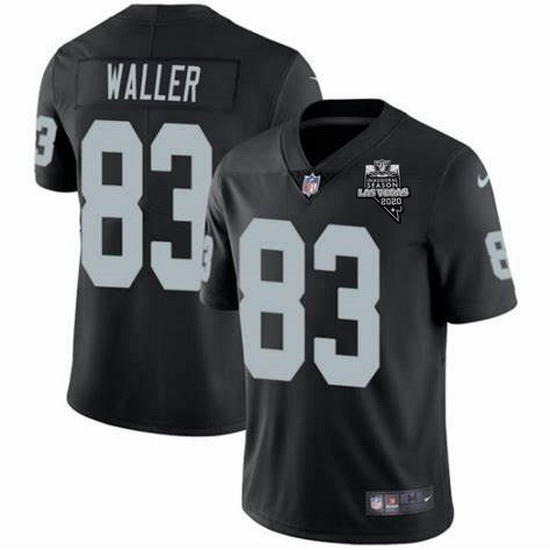 Nike Raiders 83 Darren Waller Black 2020 Inaugural Season Vapor 