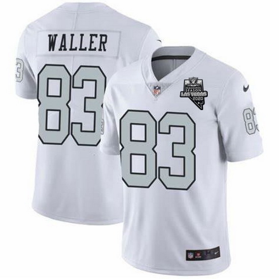 Nike Raiders 83 Darren Waller White 2020 Inaugural Season Vapor 