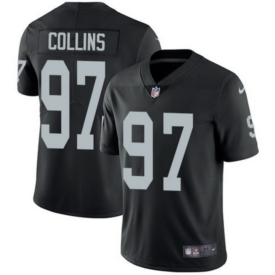 Nike Raiders 97 Maliek Collins Black Team Color Men Stitched NFL