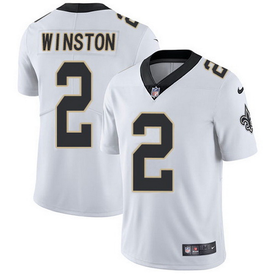 Nike Saints 2 Jameis Winston White Men Stitched NFL Vapor Untouc