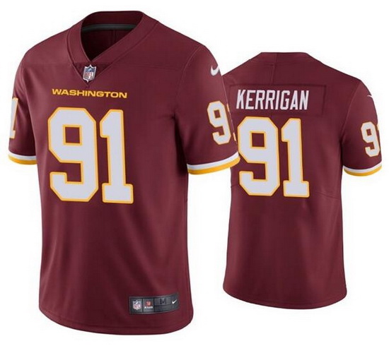 Nike Washington Football Team 91 Ryan Kerrigan Red Vapor Untouchable Limited Jersey