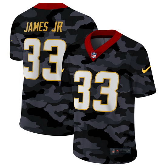 Los Angeles Chargers 33 Derwin James Jr Men Nike 2020 Black CAMO Vapor Untouchable Limited Stitched 