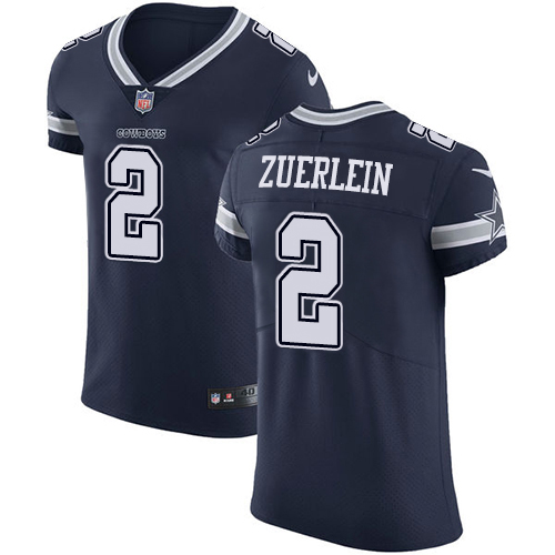 Nike Dallas Cowboys 2 Greg Zuerlein Navy Blue Team Color Men Stitched NFL Vapor Untouchable Elite Je