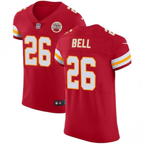 Nike Kansas City Chiefs 26 Le 27Veon Bell Red Team Color Men Stitched NFL Vapor Untouchable Elite Je