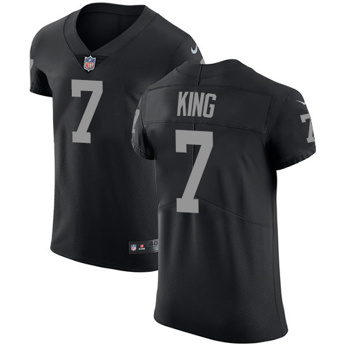 Nike Las Vegas Raiders 7 Marquette King Black Team Color Men Stitched NFL Vapor Untouchable Elite Je