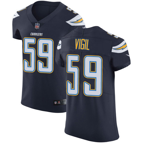 Nike Los Angeles Chargers 59 Nick Vigil Navy Blue Team Color Men Stitched NFL Vapor Untouchable Elit