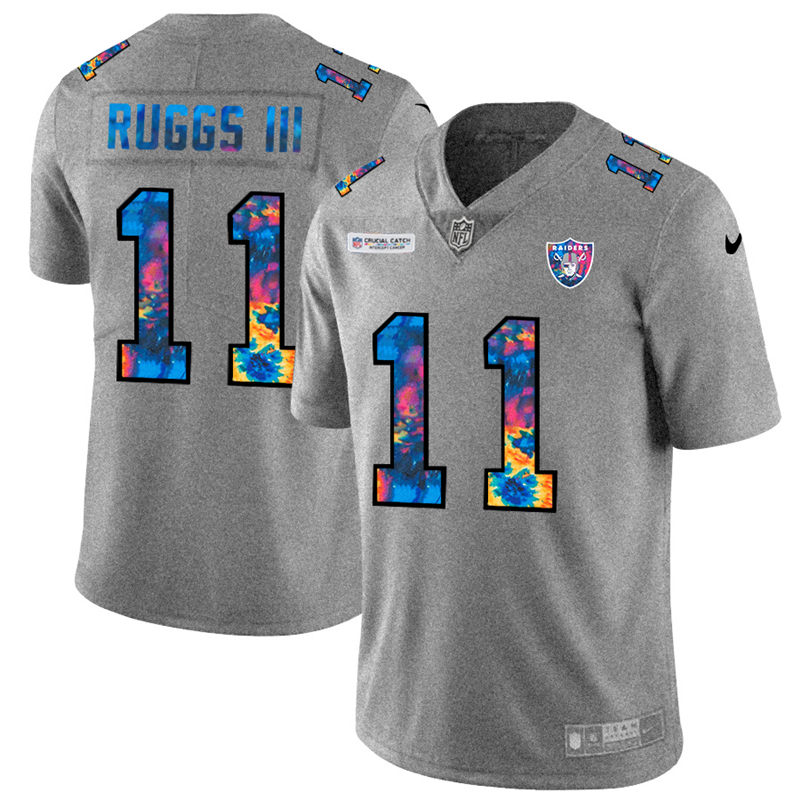 Las Vegas Raiders 11 Henry Ruggs III Men Nike Multi Color 2020 NFL Crucial Catch NFL Jersey Greyheat