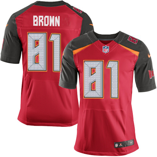 Nike Tampa Bay Buccaneers 81 Antonio Brown Red Team Color Men Stitched NFL Vapor Untouchable Elite J