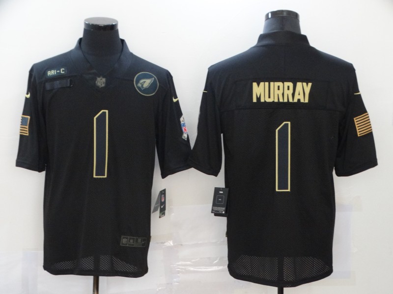 Nike Arizona Cardinals 1 Kyler Murray Black 2020 Salute To Service Limited Jersey