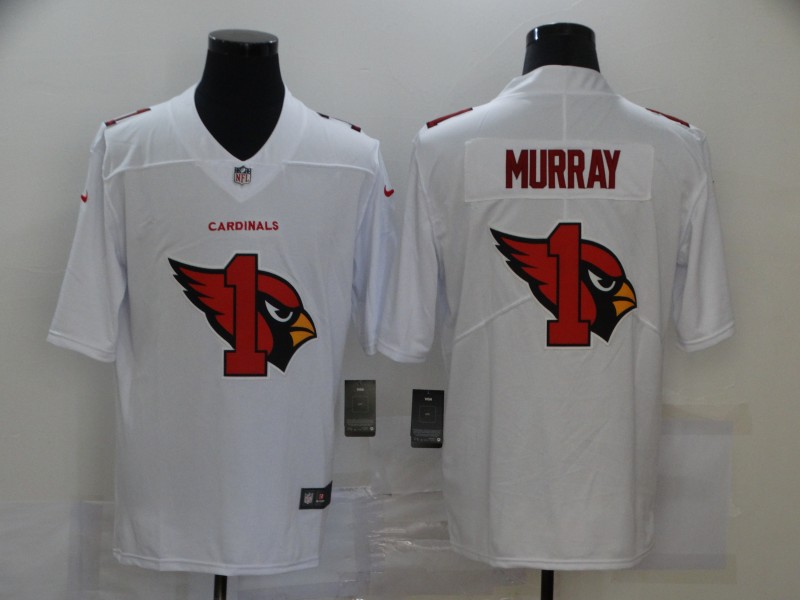 Nike Arizona Cardinals 1 Kyler Murray White Shadow Logo Limited Jersey