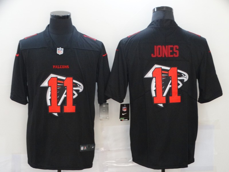 Nike Atlanta Falcons 11 Julio Jones Black Shadow Logo Limited Jersey