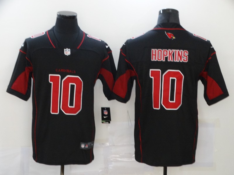 Nike Arizona Cardinals 10 DeAndre Hopkins Black Color Rush Limited Jersey