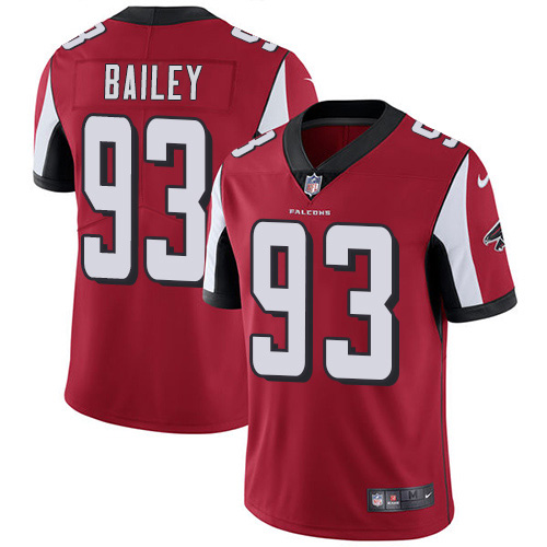 Nike Atlanta Falcons 93 Allen Bailey Red Team Color Men Stitched NFL Vapor Untouchable Limited Jerse