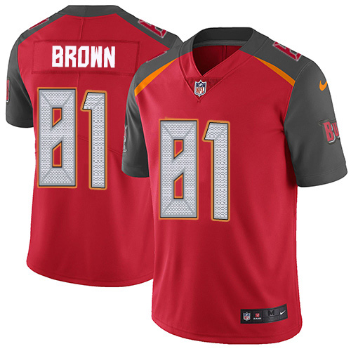 Nike Tampa Bay Buccaneers 81 Antonio Brown Red Team Color Men Stitched NFL Vapor Untouchable Limited