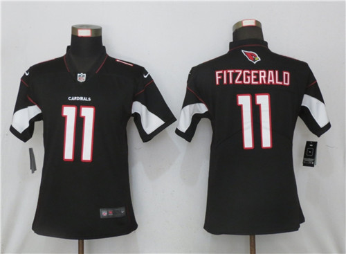 Women Nike Arizona St.Louis Cardinals 11 Larry Fitzgerald Black 2020 Vapor Untouchable Jersey