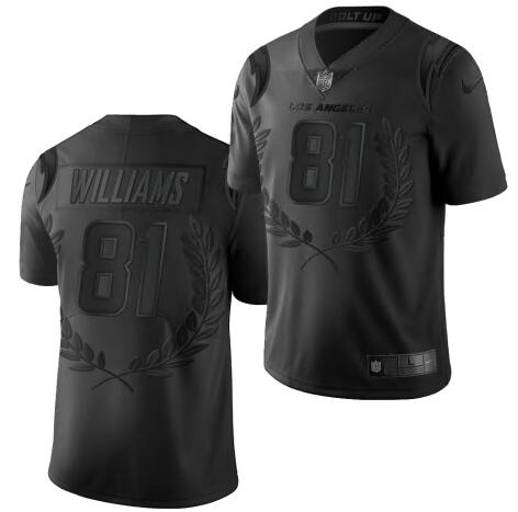 Mike Williams Los Angeles Chargers Black limited edition collection Jerse