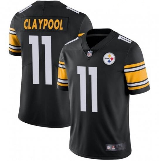 Youth Nike Steelers 11 Chase Claypool Black Vapor Limited Stitched NFL Jersey