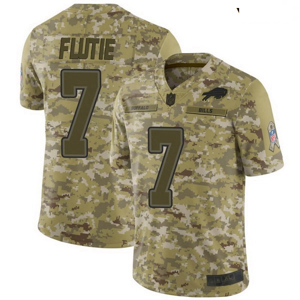 Youth Buffalo Bills Doug Flutie Camo Limited 2018 Salute to Service Jersey