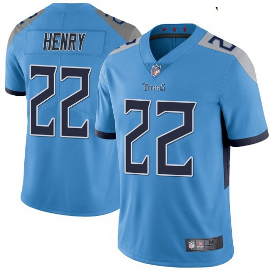 Youth Tennessee Titans 22 Derrick Henry Light Blue Vapor Untouchable Limited Jersey