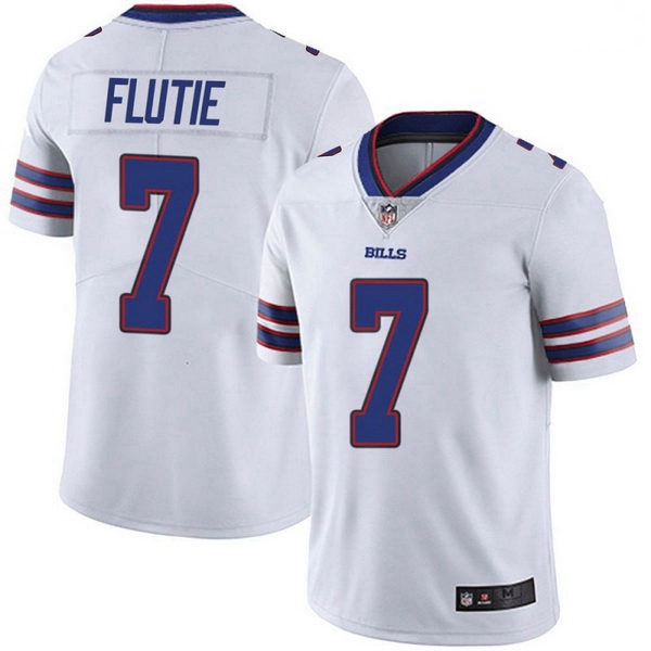 Men Buffalo Bills Doug Flutie White Limited Color Rush Vapor Untouchable Jersey