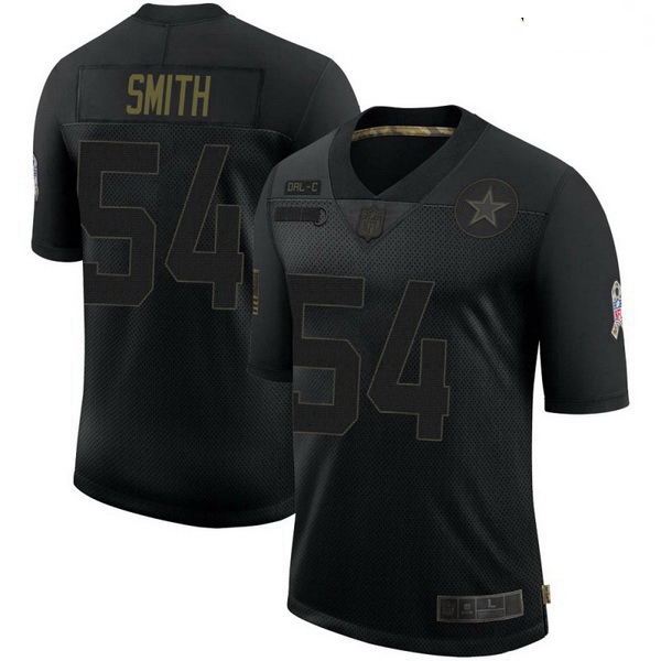 Youth Dallas Cowboys Jaylon Smith Black Limited 2020 Salute To Service Jersey