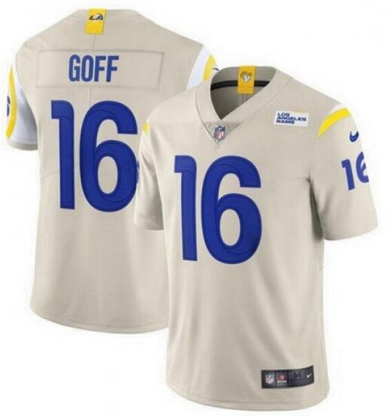 Youth Nike Los Angeles Rams 16 Jared Goff Bone 2020 New Vapor Untouchable Limited Jersey