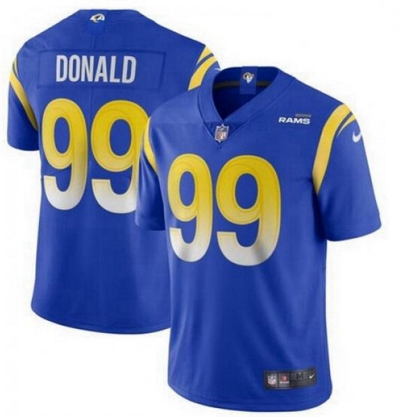 Youth Nike Los Angeles Rams 99 Aaron Donald Royal 2020 New Vapor Untouchable Limited Jersey