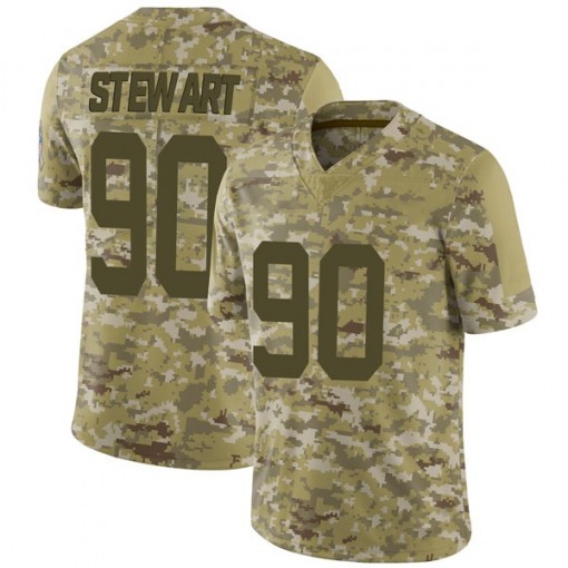 Men Indianapolis Colts Grover Stewart 90 2018 Salute To Service NFL Limited Jersey