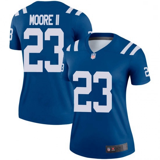 Women Indianapolis Colts Kenny Moore II Legend Jersey Royal