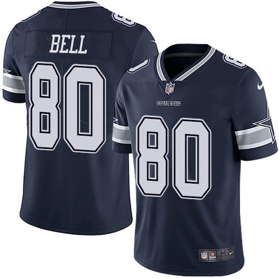 Nike Dallas Cowboys 80 Blake Bell Navy Blue Team Color Men Stitched NFL Vapor Untouchable Limited Je