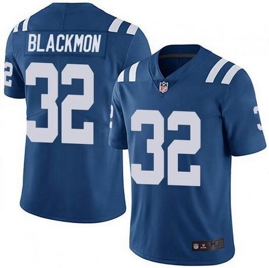 Nike Indianapolis Colts 32 Julian Blackmon Royal Vapor Untouchable Limited Jersey