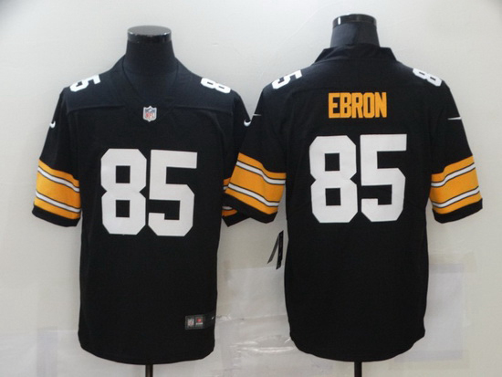 Nike Pittsburgh Steelers 85 Eric Ebron Black Vapor Untouchable Limited Jersey