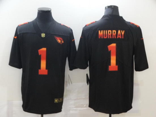 Nike Arizona Cardinals 1 Kyler Murray Black Colorful Fashion Limited Jersey