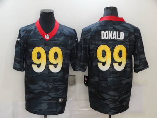 Nike Los Angeles Rams 99 Aaron Donald Black Camo Limited Jersey