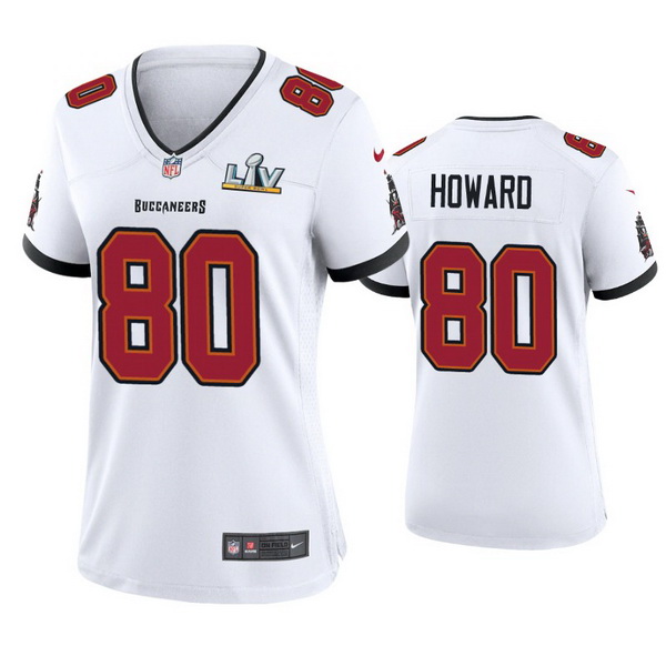 Women O.J. Howard Buccaneers White Super Bowl Lv Game Jersey