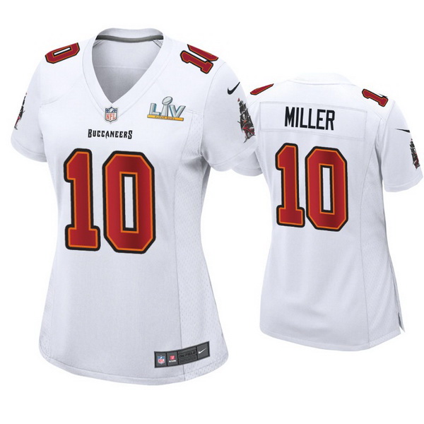 Women Scotty Miller Buccaneers White Super Bowl Lv Game Fashion Jersey