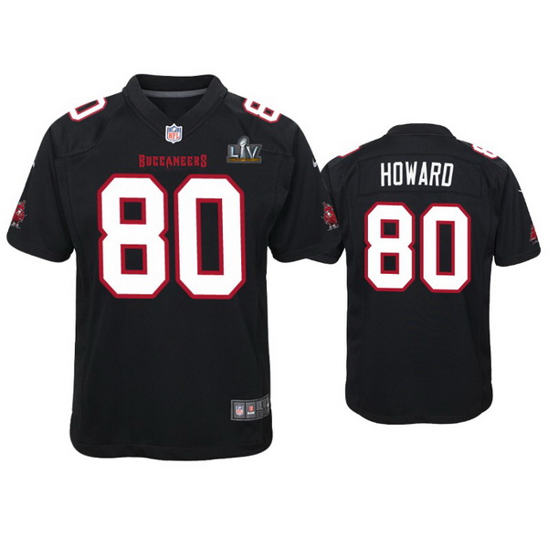 Youth O.J. Howard Buccaneers Black Super Bowl Lv Game Fashion Jersey